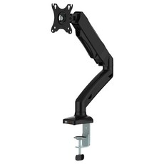 엔산마운트 책상용 TV모니터 거치대 LDA-12U, Black, 1개