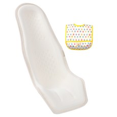 알프레미오 수유시트 + 코튼 방수 턱받이 옐로우토끼, 아이보리(매쉬 + 오가닉), 1세트