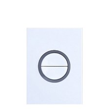 Paintinfo Arteo 白色圓形開關 3 種類型，1 球, 2口