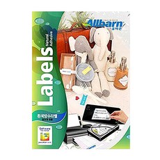 ALLBARN LABEL 白色防水噴墨專用標籤紙, 1格, 25個