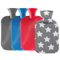 雙面熱水袋 2L 隨機出貨+側護罩, 1套