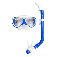 ARAKHAN 浮潛面罩+潛水器組, 藍色