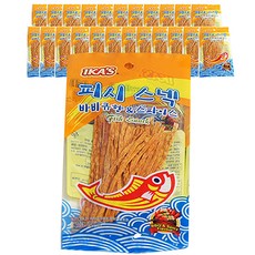 IKA'S 魚絲 燒烤香辣味, 15克, 24個