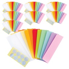 From&To 繽紛色彩零用錢信封 80入 + 封口貼紙 80入, 混合顏色, 1套