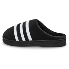 SPORDINO 條紋印花室內拖鞋, 黑色的