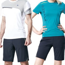 에어워크 축구 배드민턴 탁구 테니스 헬스 운동복 남여트레이닝츄리닝반바지 7115BK