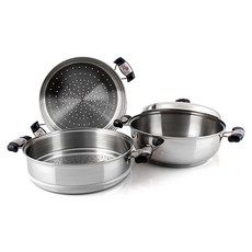 QUEEN SENSE 3層蒸鍋, 直徑 34 厘米, 1 個