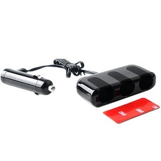 와인아트 실리콘 3구 충전소켓 블랙, 1개