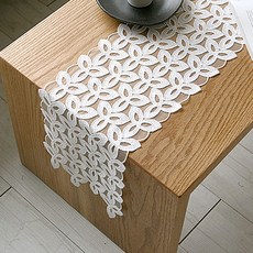 decotonik 鏤空造型桌旗, 單色, 4人