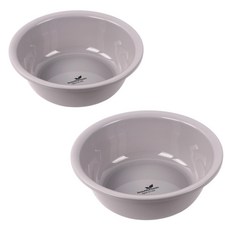 리버그린 동양컬러 대야 소 + 대, 그레이, 1세트