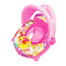 Disney 迪士尼 公主圖案遮陽輔助步行游泳圈, 混色, 1個