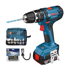 보쉬 14.4V 무선 해머드릴 풀세트, GSB 14.4-2LI 풀세트 + 두루마리 100p세트 + 플렉시블 샤브트 + 볼트 리무버 세트, 1세트