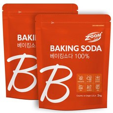 줌 플러스 베이킹소다 미국산, 3kg, 2개