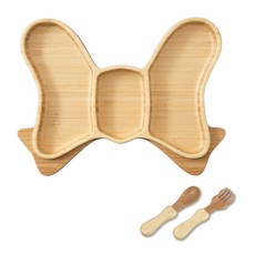 아그니 리본 플레이트 + 스푼 + 포크 세트, 1세트, 단품