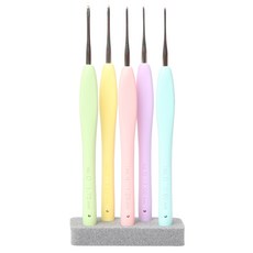 Clover 可樂牌 Amure 蕾絲鉤針組 43-323, 混色, 1套