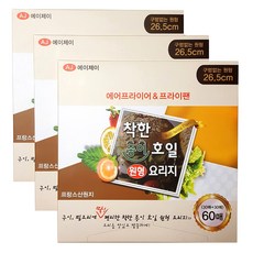 chakhansikjaeryo 圓形烘焙紙26.5cm 60個裝, 3套