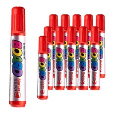 모나미 보드마카-B, 적색, 12개입