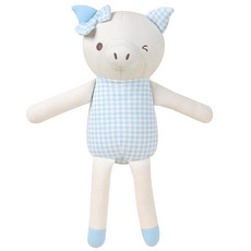 오가닉붐 유아용 롱롱이 피기 애착인형, 남아, 1개