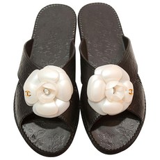 EVA 플라워 거실화, 초코, 1개