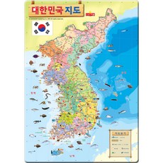 SAESAEM 韓國地圖拼圖, 1個, 195 件, 195件