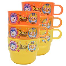 LILFANT Pororo圖案握柄式水杯 PR5383 3入, 2組, 混色