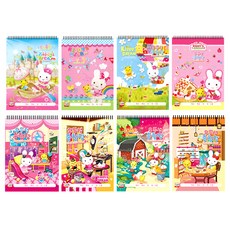 線圈繪畫本 女童款, 隨機發貨, 1個