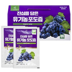 비타할로 진심을 담은 프리미엄 유기농 포도즙, 70ml, 30개입