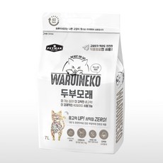와루이네코 응고형 고양이 두부모래, 1개, 7L, 믹스향
