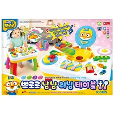 뽀로로 냠냠 러닝테이블, 화이트 외, 1개