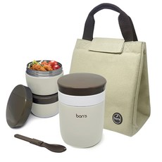 반스 스텐레스 보온 도시락 세트 1000ml, 1세트