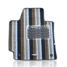 The Zone SENESS 汽車腳踏墊 一般型 3件組, Kia Visto (1999年 ~ 2004年), 藍色