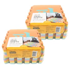 아가드 퍼즐매트 파스텔 14p, 한글, 2세트