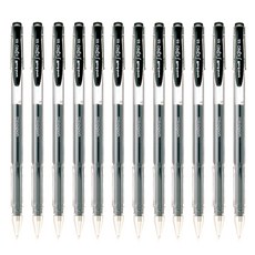 Uni 三菱 SigNo 標準中性筆 UM-100 0.5mm, 黑色, 12入