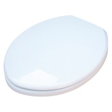 Yusong綜合鵝卵石馬桶蓋 中型, 白色的, 1個