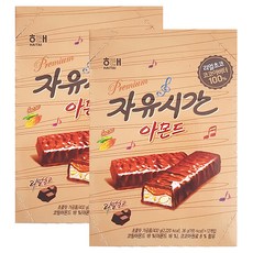 자유시간 아몬드 초코바, 36g, 24개