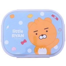 LILFANT KAKAO FRIENDS 孩童不鏽鋼餐盤, Little Ryan款, 餐盤+蓋子+姓名貼紙