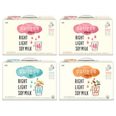 이롬 두유다운두유 3종혼합 세트, 40kcal 30팩 + 귀리 15팩 +브라질너트 15팩, 1세트, 180ml