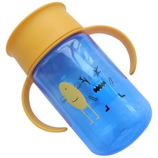 suavinex BOOO 360度學飲杯 340ml, 藍色, 1組
