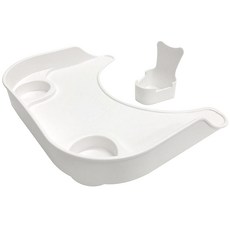 Budsia 孩童座椅輔助餐盤, 白色