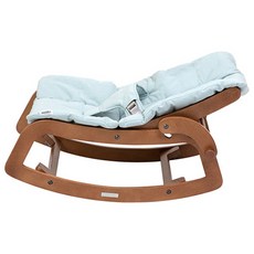 세이지폴 유아 원목 멀티바운서 ver2 월넛내츄럴, 민트그레이