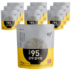 한채 건강 95kcal 곤약 잡곡밥, 110g, 10개
