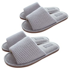 Labellaco 牛奶女士室內拖鞋, 灰色, 2個