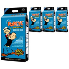 CHANNELPET Popeye 去除異味生物狗狗尿布墊 50入, 4個
