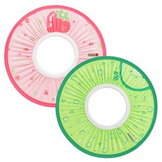 Manito 水果圖案洗頭帽 2款, 草莓款+奇異果款