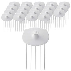 PRESENT 一掛即可壁紙釘, 白色, 20個