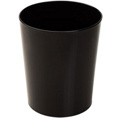 簡約風格垃圾桶, 黑色的, 1個
