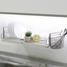 ENEX 壁掛式單層廚房碗盤架, 1組