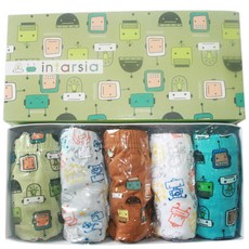intarsia 男童內褲 5 件套
