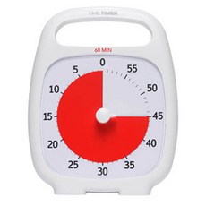 TIME TIMER 手把桌鐘, 白色