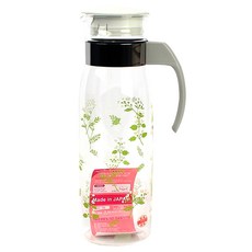 HARIO 好璃奧 轉印水瓶 RPL-14BWHW, 混合顏色, 1.4L, 1個